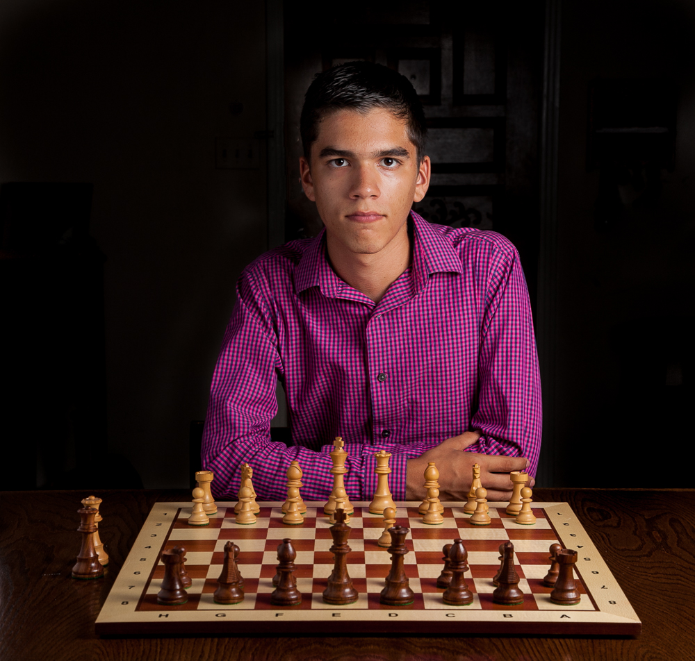 PHOTO OF DANIEL GUEL - HE HAS BEEN CHIEF DIRECTOR OF 30 CHESS TOURNAMENTS SINCE AUGUST 2016 - PHOTO BY ERIC GUEL