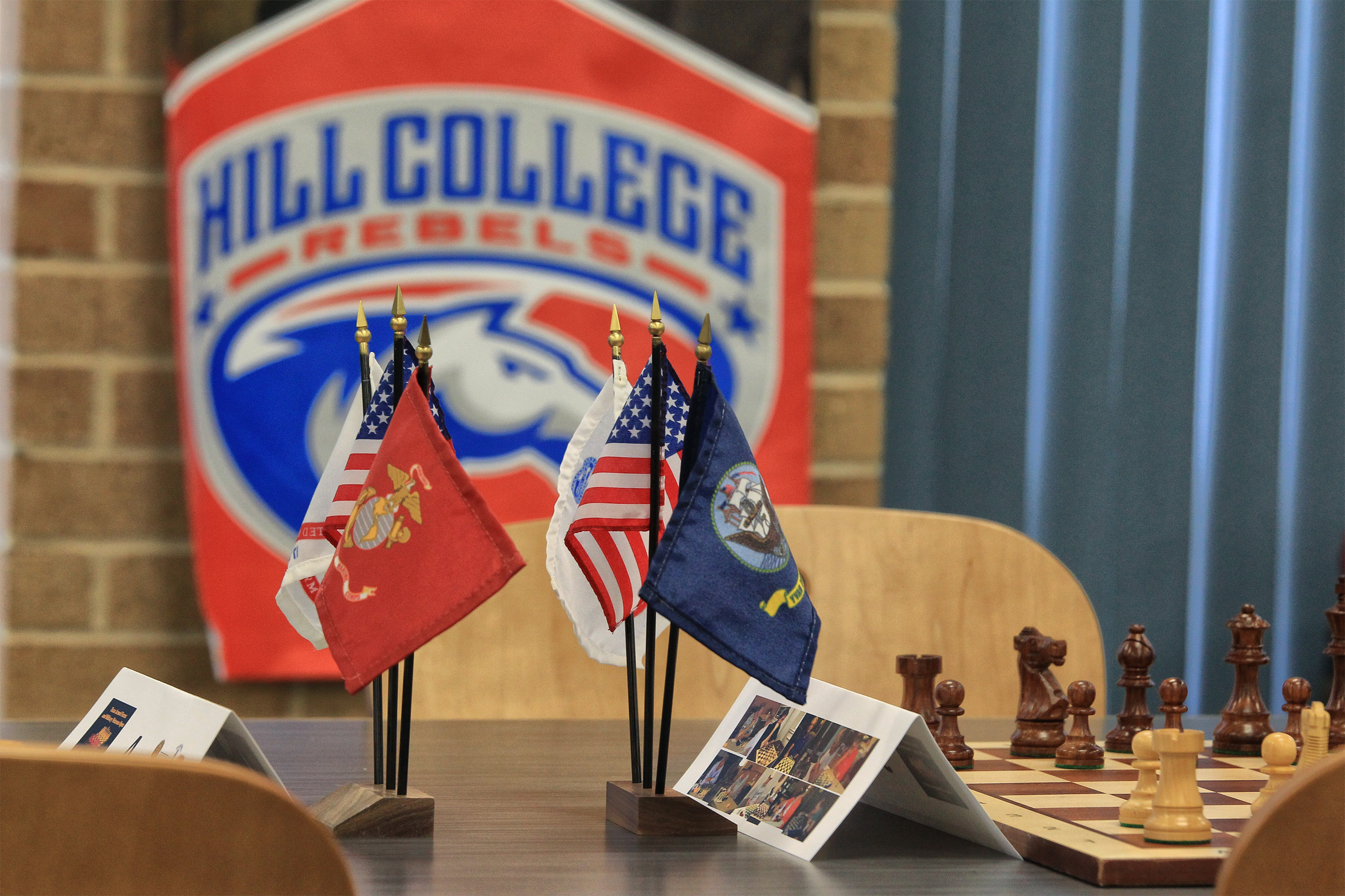 No better place for a Texas Armed Forces Chess Championship than Hill College.  Photo by Sheri Hemrick.