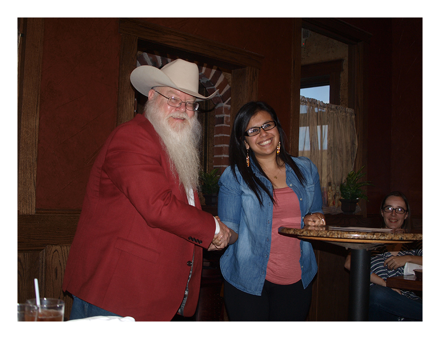 Jim Hollingsworth with Woman Candidate Master and National Chess Expert Claudia Munez